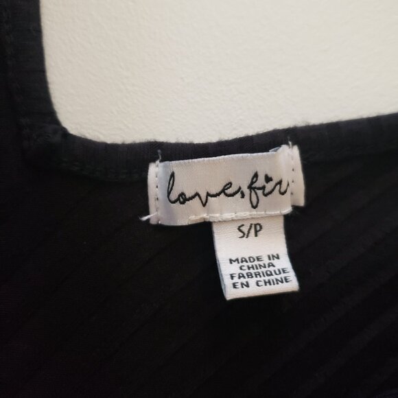 Bundle of two women's size small tops, yellow tank top and v-neck black … - Picture 8 of 10